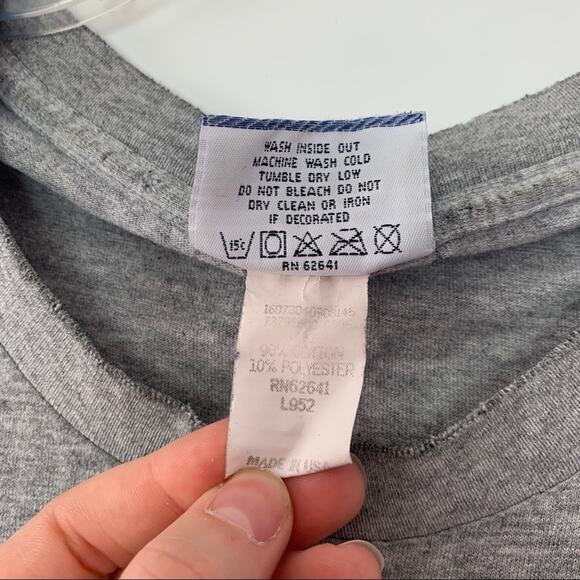 Vintage Lee Sport Devils Graphic NHL Football Tee New Jersey - Picture 5 of 7